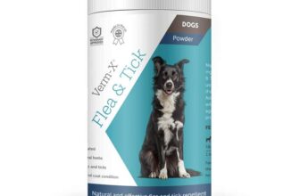Verm-X Flea & Tick Powder for Dogs, Effective Natural Repellent, 100% Natural Ingredients 15% off coupon. First S & S £13.30