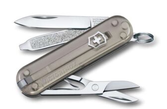 Victorinox Classic SD Mini Swiss Army Knife, Camping Pocket Knives, 7 Functions, Blade