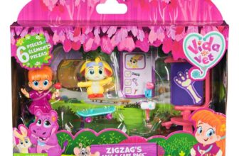 Vida the Vet, Zig Zags Cast & Care Pack with Vida & Zig Zag Action Figures & Doctor Kit Accessories