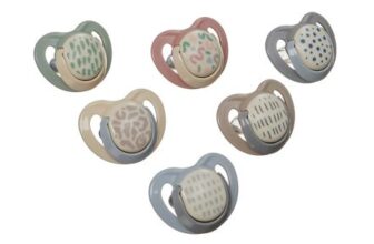 Vital Baby Soothe Airflow Dummies, 0-6m, Symmetrical Teat, 6-Pack