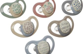 Vital Baby Soothe Airflow Dummies 6-18m, Symmetrical Teat, Skin-Friendly, Day & Night Soothers, Steriliser Box, EarthSmart Biodegradable, BPA-Free, 6 Pack