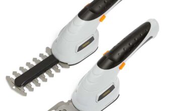 VonHaus Hedge Trimmer & Grass Shears Cordless 2 in 1 Handheld 3.6V Battery, 2 Changeable Blades, Charger – Sold and Shipped by VonHaus UK