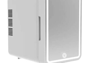 WERGANUASA 4L Beauty Mini Cosmetics Refrigerator – Built-In Light – Sold by ELIGIPORT Science And Technology Store