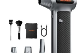 WOLFBOX MF200 Compressed Air Duster with Removable Battery