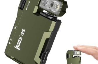 WUBEN G5 Rechargeable Torch, 400 Lumens Super Bright EDC Small Torches with RGB Light