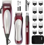 Wahl Complete Grooming Set Hair Clipper, Beard Trimmer & Personal Nose Hair Remover for Men Corded Hair Cutting Kit