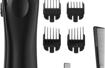 Wahl Mini Pro Cordless Trimmer, Mens Beard Trimmer, Mini Hair Trimmers for Men, Stubble Trimming, Battery Powered, Lightweight, Male Grooming Set, Facial Hair Care Kit