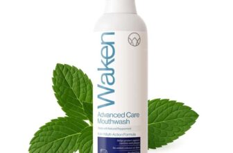 Waken Advanced Care Mouthwash, Alcohol Free with Natural Peppermint 500ml (S&S £2.61 – £2.34)