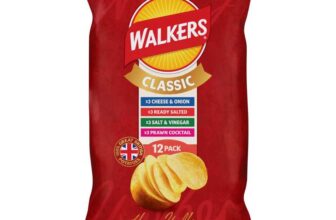 Walkers Classic Pack Crisps 12 x 25g (£2.47 S&S)