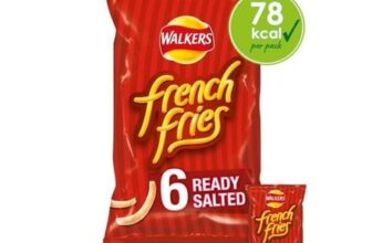 Walkers French Fries Ready Salted Multipack Snacks Crisps