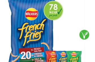 Walkers French Fries Variety Multipack Crisps Snacks 20 X 18g