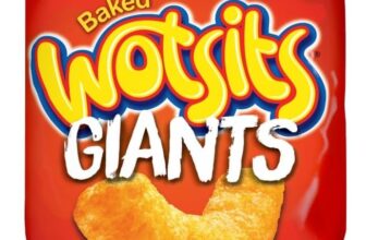 Walkers Wotsits Giants Sweet & Spicy Snacks Crisps 130g