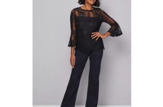 Wallis Occasion Lace Flare Sleeve Top