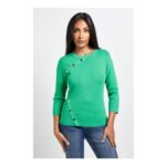 Wallis Petite Button Detail Jumper