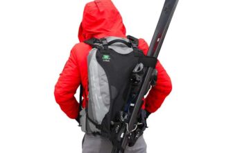 Wantalis Skiback, The Revolutionary Ski Carrier to Keep Both Hands Free Special for Backpack