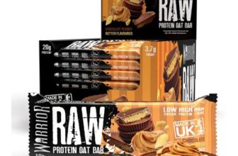 Warrior RAW Protein Flapjack 24 X 75g 20g