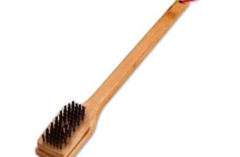 Weber Bamboo Grill cleaning brush / Weber Precision Black Rubber & stainless steel 3 piece Barbecue tool set £20 Free C&C