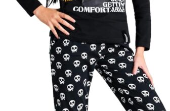 Wednesday Girls Pyjamas – Nightwear Long Sleeve & Bottoms PJs Lounge Set for Girls and Teenagers 7-16 Years Girls Gifts