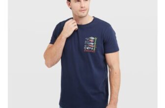 Weird Fish Mens Sling Your Hook Back Print Artist T-Shirt