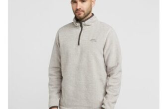 Weird Fish Mens Wyre 1/4 Zip Textured Fleece