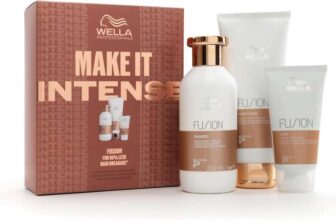 Wella Professionals Fusion Intense Repair Gift Set – Shampoo & Conditioner & Hair Mask – (S&S 15% voucher £15.96)
