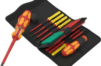 Wera 05006619001 Kraftform Kompakt Screwdriver & Bit Set – 17 Pieces