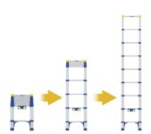 Werner Soft Close Telescopic Extension Ladder 2.6m 5 Year Warranty