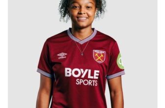 West Ham 25/26 Womens Short Sleeve Home Shirt