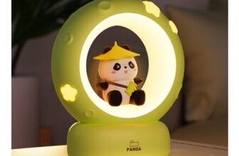 Wetry Panda LED Night Light, Touch-Dim Baby Nursery Lamp