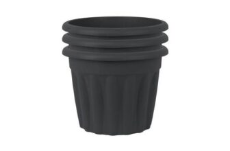 Wham 40cm round Vista Plastic Planter – Set of 3