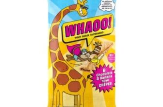 Whaoo 6 Chocolate & Banana Filled Crpes 192g