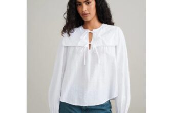 White Collar Detail Bridy Blouse