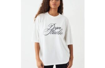 White Crew Neck Oversized T-Shirt