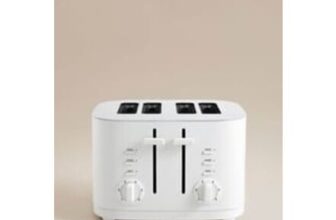 White Matte 4-Slice Toaster