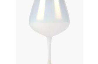 White Pearlescent Gin Glass – Set of 4