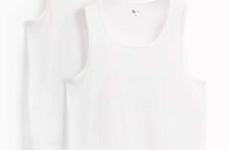 White Sleeveless Vest 2 Pack Mtuc140921741-Free C&C