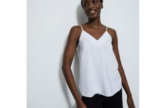 White Strappy Cami Top