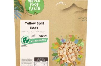 Wholefood Earth Yellow Split Peas 500 g GMO Free Natural High Fibre High Protein £1.08 s&s