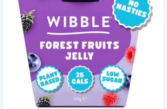 Wibble Plant-based Forest Fruits Jelly Pot, 125g / Raspberry / Strawberry / Cola