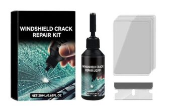 Windscreen Repair Kit, Upgraded Glass Repair, 5-Min Quick Fix
