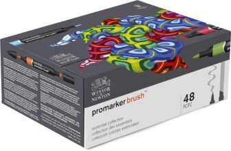 Winsor & Newton, Promarker Brush, Essential Collection, Set of 48
