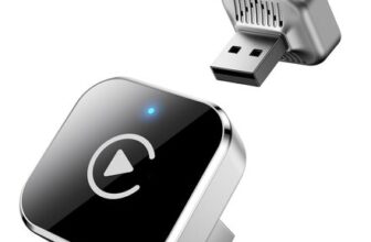 Wireless CarPlay & Android Auto Adapter USB-C Plug & Play