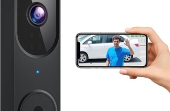 Wireless Video Doorbell Camera, Indoor/Outdoor Surveillance, Smart AI Human Detection, 2-Way Audio, Night Vision, Live View, Doorbell Receiver, 2.4G WiFi, Cloud Storage