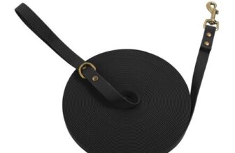 Wisedog Black 5m Long Line Training Lead for Dogs