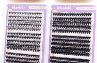 Wispy Cluster Lashes 600Pcs DIY Individual Eyelashes 3040506080100D Fluffy Lash Clusters D Curl 9-16mm Natural Eyelash Clusters Lashes Individual Cluster for Daily Party