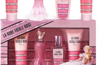 Women Perfume Gift Set – Long Lasting Eau de Parfum, Sweet Floral & Fruity Scent, Travel Size 35ml Body Lotion & Body Mist Included, Pamper Gifts for Women, Perfume Birthday Presents for Women