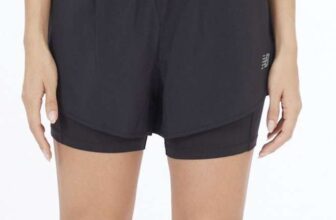 Womens New Balance Online only Woven 2-in-1 Running Shorts Size S