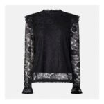 Womens Open Short-Sleeve Blouse