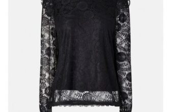 Womens Open Short-Sleeve Blouse