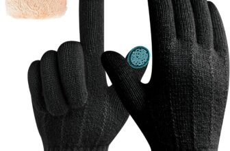 Womens Winter Gloves,Thermal Touch Screen Knitted Gloves with Soft Lining for Walking Running Skiing Outdoor